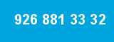 926 881 33 32